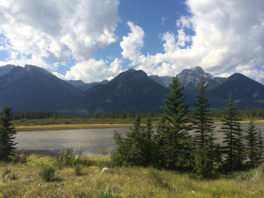 river and mountains